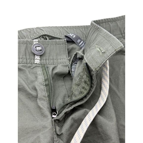 Vuori Women's Ripstop Pants Army Green Size XS Organic Cotton Drawstring Pockets - Picture 9 of 10